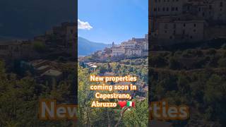 Incredible Italian properties coming soon in beautiful Capestrano Abruzzo italianrealestate [upl. by Debarath]