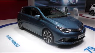 Toyota Auris Hybrid 2015 In detail review walakround Interior Exterior [upl. by Linnell]