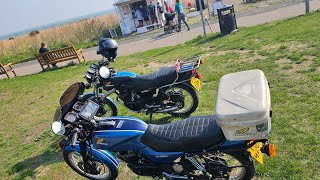 CB250RS RSing about Episode 60 Double Trouble 85 miles with Gibbo on another RS [upl. by Maidel]