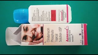 Acnesol 1 solution Uses in Hindi How To Remove Acne pimples  Acne pimples acnesol solution [upl. by Nolram]