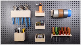 DIY Pegboard Tools Organizer  Better than French Cleats [upl. by Netsyrc]