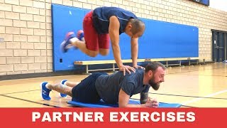 Bootcamp Partner Workouts  Full Body Exercises [upl. by Dowski886]