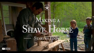 Making a Shave Horse from Start to Finish [upl. by Anirol675]