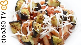 Pasta alla norma ricetta con melanzane grigliate [upl. by Hirsch]