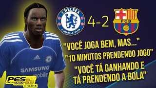 ELE TOMOU UMA SURRA E COMEÇOU A CHORAR no CHAT do PES 6 ONLINE DE PS2 KKKKKKKKKKK [upl. by Eenattirb]