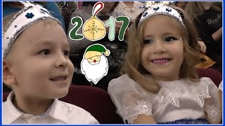 Новогодняя елка Милана 5 лет Танцует Россия Уфа Christmas tree girl Dancing 5 years Milan Russia [upl. by Pepita]