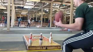 Football Bowling at the Fowling Warehouse in Hamtramck MI [upl. by Kathrine105]