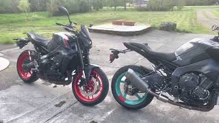 2021 2023 yamaha MT09 vs 2022  2023 MT 10 [upl. by Wier]