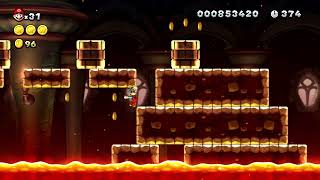 Layer Cake Desert Mortons Compactor Castle All Star Coins New Super Mario Bros U Deluxe [upl. by Ardaed]