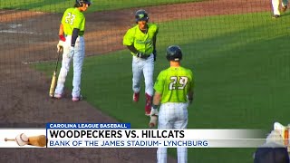 Hillcats survive Woodpeckers late rally for 76 win [upl. by Susi]