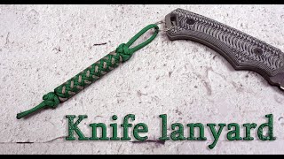 Hansen knot knife lanyard [upl. by Lenzi]