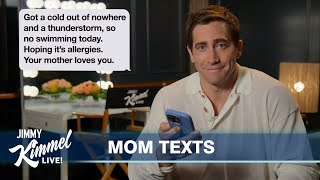 Celebrities Read Texts from Their Moms 5 [upl. by Ada]