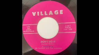 Charles Gray Les Watson and The Panthers Village J1031 Dont Do It SD 480p [upl. by Eiznek]