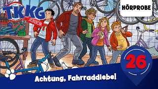 TKKG Junior Folge 26 Achtung Fahrraddieb  Hörprobe zum Hörspiel [upl. by Duke]