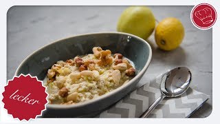 Bircher Müsli gesundes Frühstück  gute Vorsätze  elegantkochende 4K [upl. by Yeslek]