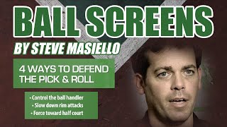 Ball Screens by Steve Masiello  Basketball Instructional Coaching DVD [upl. by Filmore]