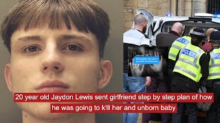 20 year old Jaydon Lewis sent girlfriend 58 messages of how he was going to kll her and unborn baby [upl. by Hillery]