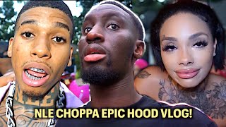 NLE CHOPPA MOST DANGEROUS HOOD VLOG GETS HEATED [upl. by Ardelis932]