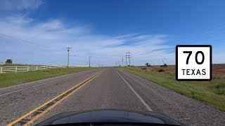 American Auto TrailDel Rio Canadian Highway Roby to Aspermont TX [upl. by Akeirahs]