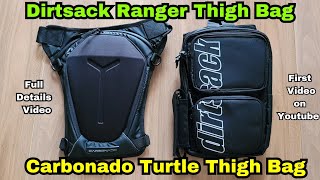 Carbonado Turtle Bag And Dirtsack Ranger Thigh Bag Review ridewithjoshi [upl. by Edny]