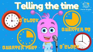 Telling the Time  Sing Along Song [upl. by Linskey]