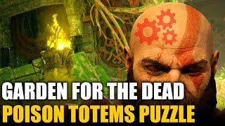 How to Destroy the Poison Totems  Garden for the Dead  Noatuns Garden puzzle  God of War Ragnarok [upl. by Allisan]