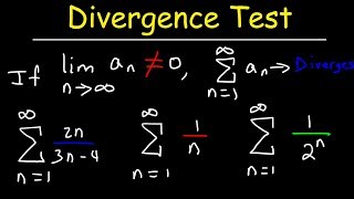 Divergence Test For Series  Calculus 2 [upl. by Tat]