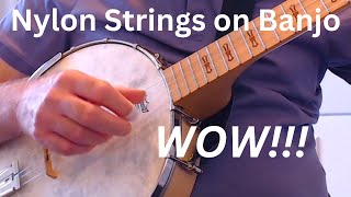 IM BACK ON NYLON STRINGS Nylon String Banjo Full String Information [upl. by Anuhsal]