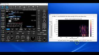 Icom IC705 NR vs RMNoise [upl. by Aleakcim]