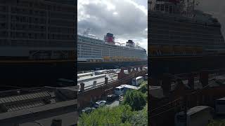 Disney DREAM at the Cobh cruise liner terminal in Cork Harbour [upl. by Giefer]