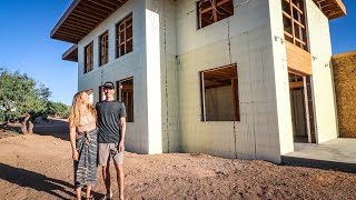 TIMELAPSE  Building Our ICF Home In 20 Minutes [upl. by Carhart]