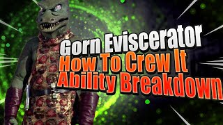 Gorn Eviscerator Ship Breakdown  How to Crew Cost to Upgrade Ability Breakdown in STFC [upl. by Idid]