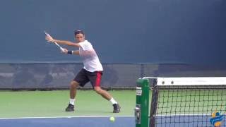 Roger Federer Slow Motion Forehand amp Slice Backhand 240FPS 1080p [upl. by Morganne]