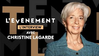 France 2  LÉvénement  Linterview de Christine Lagarde 11 janvier 2024 [upl. by Chilt422]