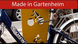 Idee schlägt Budget  sogar Fahrradständer können gut aussehen [upl. by Nnaarual]