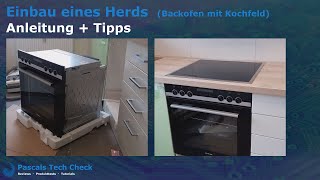 Herd Backofen und Kochfeld einbauen amp anschließen  Anleitung  Tipps [upl. by Acirtap]