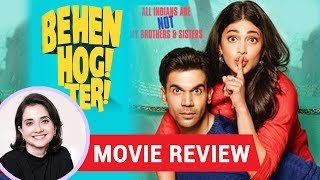 Behen Hogi Teri  Movie Review  Anupama Chopra [upl. by Thrasher320]