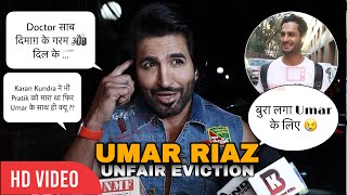 Vishal Kotian Best Reaction till now on Umar Riaz Unfair Eviction  बोहत बुरा लग [upl. by Merill]