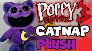 The Official CatNap Plush Is HERE  Poppy Playtime Plush Review [upl. by Irita]