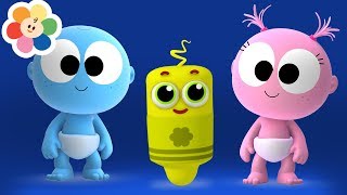 Funny GooGoo amp GaaGaa Baby  My Color Friends  1 Hour Compilation  Animals amp Music for Babies [upl. by Reid]