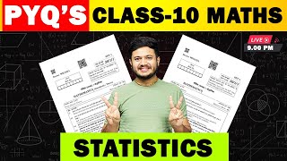 Ch 14 Statistics Previous Year Questions  Class 10 Maths CBSE 2024 Boards [upl. by Yekcaj590]