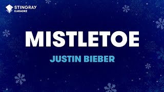 Justin Bieber  Mistletoe Karaoke With Lyrics [upl. by Kcirdaed719]