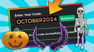 9 NEW CODES ALL OCTOBER 2024 Roblox Promo Codes For ROBLOX FREE Items and FREE Hats 2024 UPDATED [upl. by Tumer898]