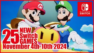 Upcoming Nintendo Switch Games November 4th10th 2024 [upl. by Erehpotsirhc]