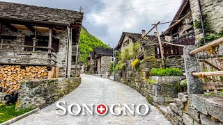 Sonogno in Ticino 🇨🇭 A beautiful Swiss village hidden in a valley [upl. by Roselane]