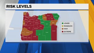 News Update Six Oregon counties drop from Extreme to High risk categories Minimum wage in Oregon [upl. by Asilehc]