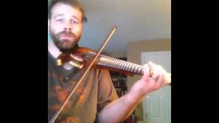 Jordan 6 String Electric Violin Fretted Demo No Talking [upl. by Elleinaj39]