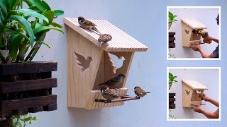 Build Your OWN Bird Feeder At Home NOW [upl. by Atillertse822]