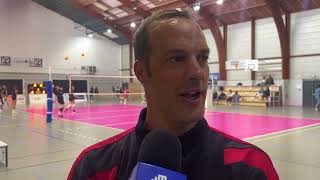 Vitrolles Sports Volley  le coach Olivier Conte avant le début de la saison 20242025 en Elite [upl. by Otnas251]