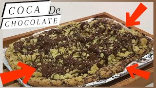 RECETA COCA DE MOLLITAS  CON CHOCOLATE   receta fácil PASO A PASO [upl. by Retxed]